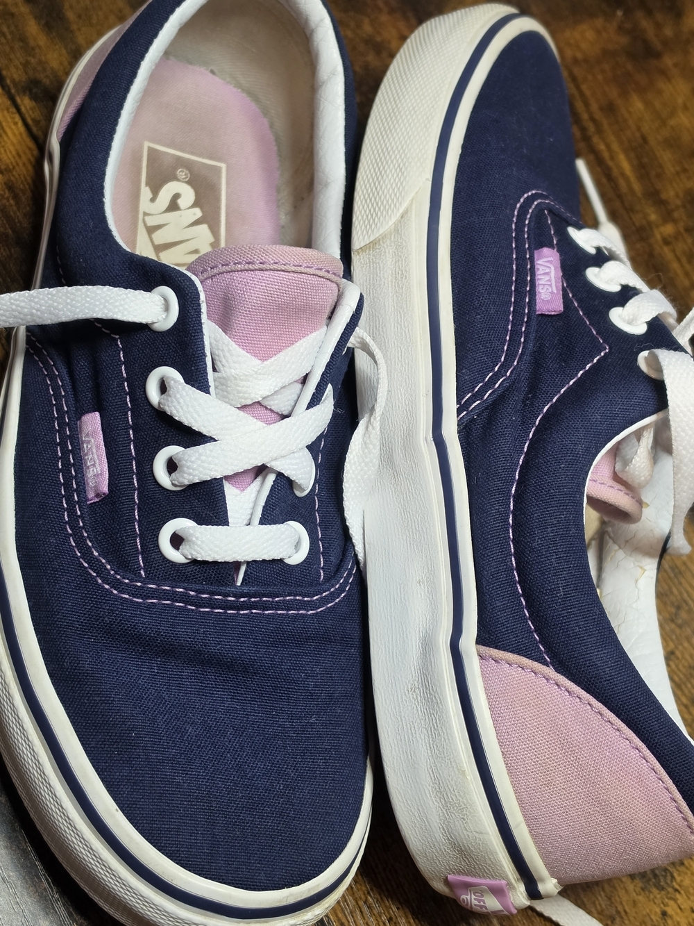 Vans Era "Heel Pop" Sneakers In Eclipse And Violet - Picture 10 of 11